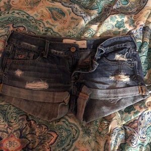 hollister jean shorts